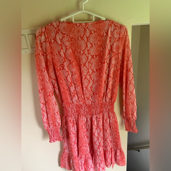 MICHAEL Michael Kors Julia Coral Snake Printed Dress - Picture 5 of 8